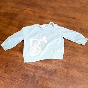 Banana Republic Light Blue Kids Sweater with Button Accent